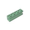 XYEIUGO GDS-1193 2653 Special Brick 1x4 with Groove, Sand Green, 50 pcs. view 1