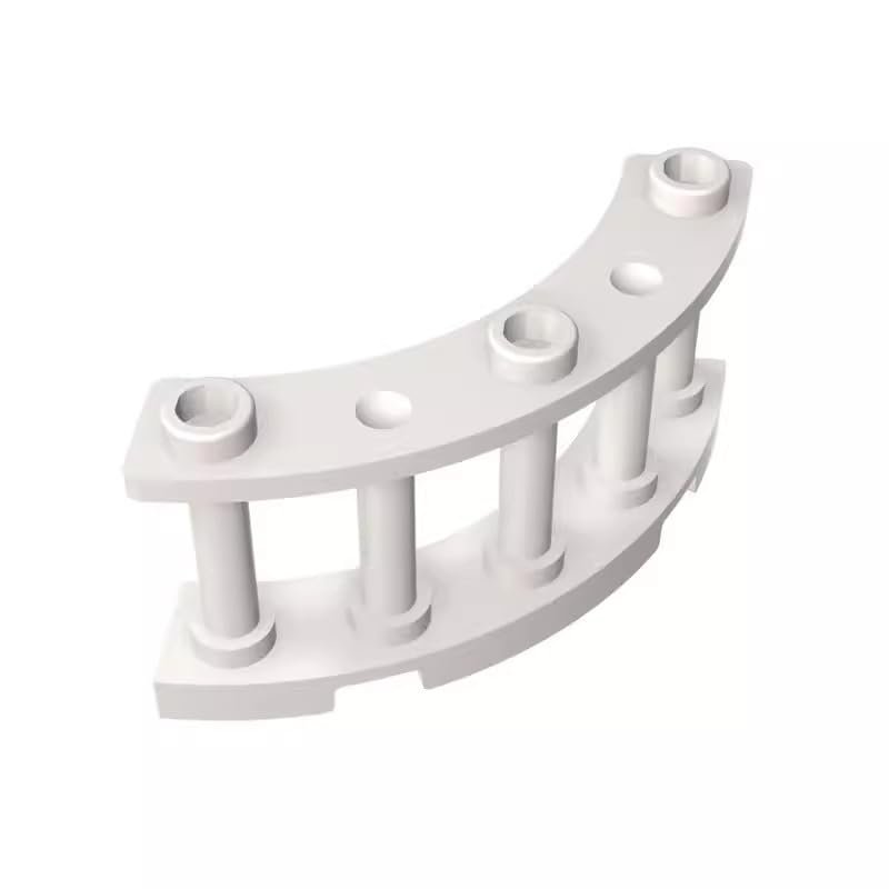 21229 30056 Fence with Spindles, 4x4x2, Quarter-Round with 3 Rivets, 50 pcs.