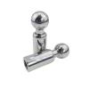 1-Piece Rotary CIP Tank Cleaning Ball, 1/2" BSPT Female Thread, 360° Rotating Head, SS304 view 1