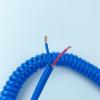 Electrical Telescopic Coiled Cable, 3-Conductor 15 AWG, Pure Copper Core, Retractable Pull-Spring Cable (1 m Stretch, 15 AWG, 1.5 mm²) view 2