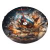 Rugby On Fire Christmas Tree Skirt, 121.9 cm, Skin-Friendly and Comfortable Holiday Accessory view 1