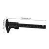 WATIIFUFU Precise Plastic Eyebrow Caliper, Dual Scale, 80 mm view 2