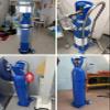 Portable Oxygen Cylinder Rack with Wheels, Medical Oxygen Cylinder Cart, Holds 1 Oxygen/Acetylene Cylinder, 110 cm High, for Home and Healthcare Use view 2