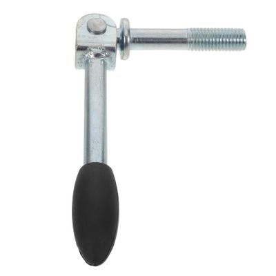 Crank Handle for Metal Trailer Support Jacks, Silver, 48 mm