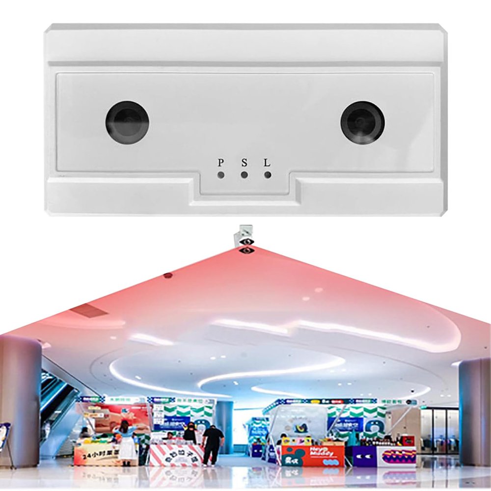 TYH Bidirectional Digital WiFi Visitor Counter, 2.2–6.0 m Height Range, 100°/70° Viewing Angle