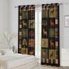 Tyafsgvqo Forest Deer Grommet Curtains, 2-Piece Set, Rustic Farmhouse view 3