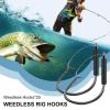 Wacky Worm Hooks, High Durability, 25 Carbon Steel Fishing Hooks view 2
