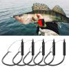 Wacky Worm Hooks, High Durability, 25 Carbon Steel Fishing Hooks view 3