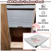 HDYZJQ Roller Door Kit for Kitchen Cabinets, DIY Pull-Down Door, Sliding Multi-Slat System (22 x 38 in / 56 x 97 cm) view 4