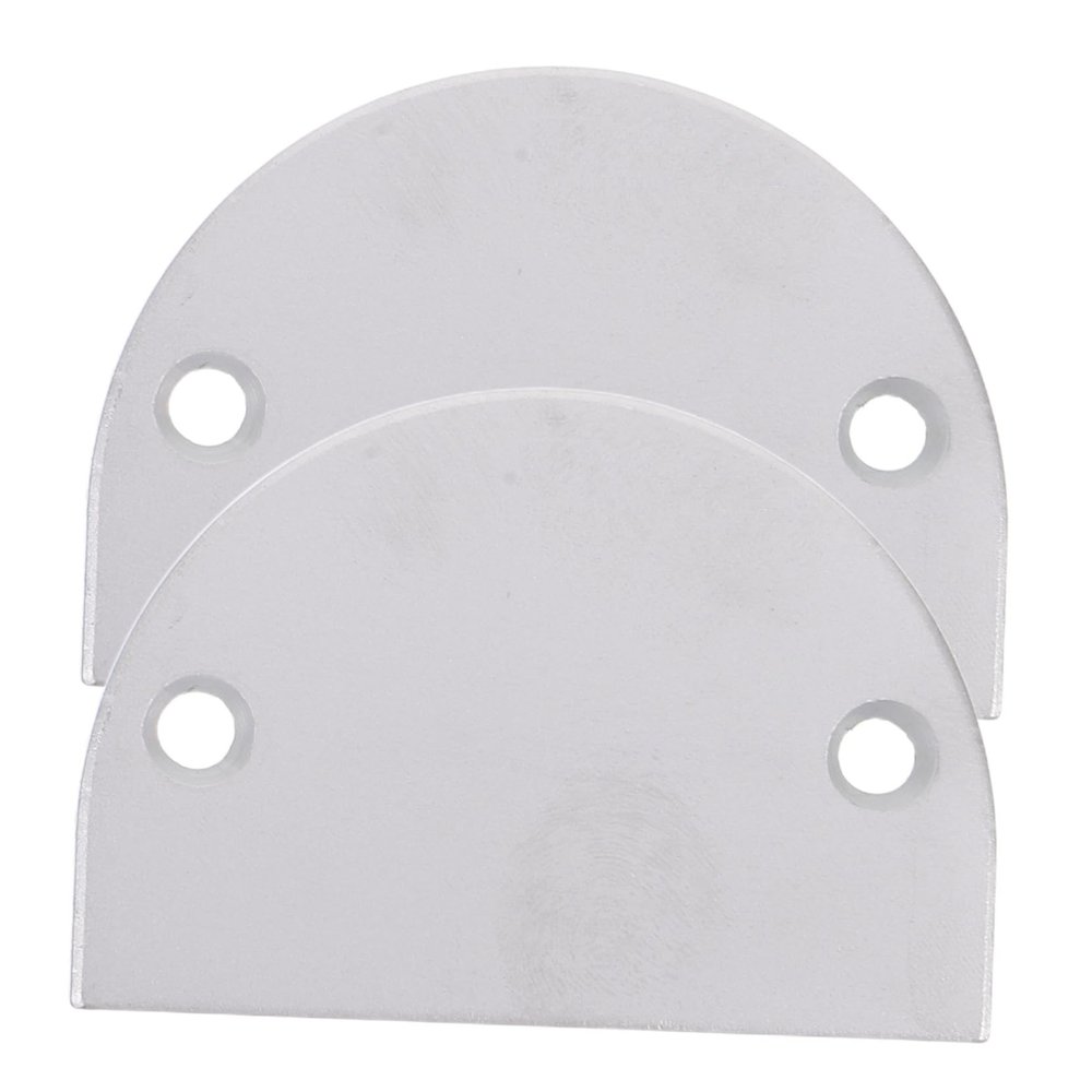 Angoily 2-Piece Industrial Darning Plate for Bead and Sequin Fabric, Silver