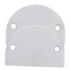 Angoily 2-Piece Industrial Darning Plate for Bead and Sequin Fabric, Silver view 1