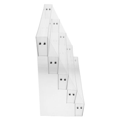 Zerodeko Transparent Acrylic Display Shelf for Greeting Cards and Cosmetics