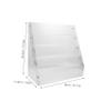 Zerodeko Transparent Acrylic Display Shelf for Greeting Cards and Cosmetics view 2