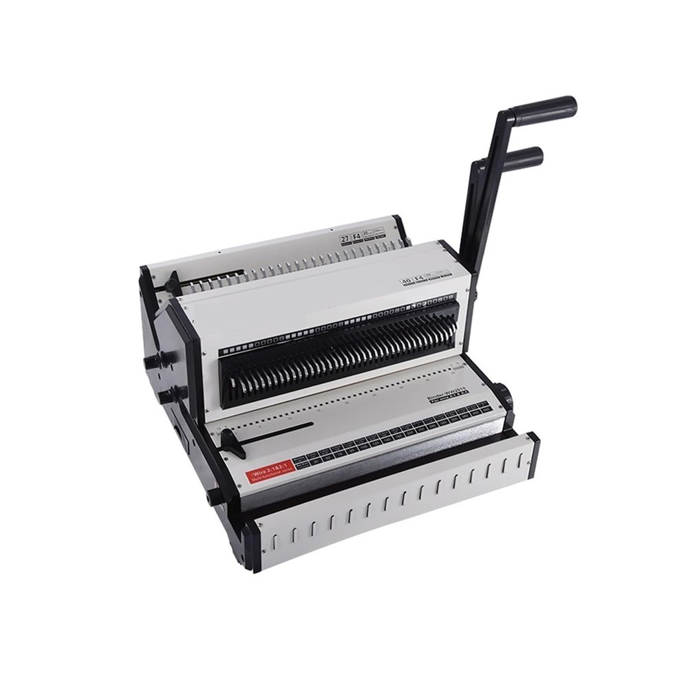 WW2018 2-in-1 Desktop Binding Machine, Metal Wire 3:1 and 2:1