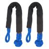 Soft Shackles, 38,000 lb Breaking Strength, Tear-Resistant Synthetic Shackles for Off-Road Vehicles, Trucks, SUVs and Boats, 2-Pack (Blue) view 1