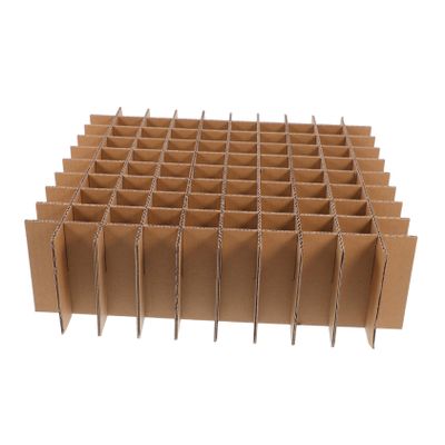 OUNONA 18-Piece Corrugated Cardboard Dividers for Glassware