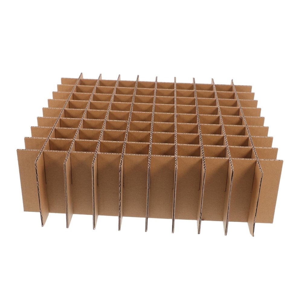 OUNONA 18-Piece Corrugated Cardboard Dividers for Glassware