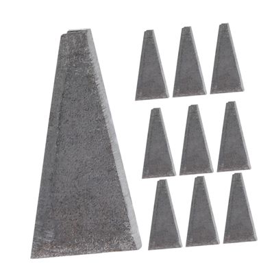 Triangular High-Carbon Steel Handle Wedges for Hammers and Axes