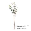 Cabilock Artificial Cotton Flower with Eucalyptus Leaves for Table Decor view 2