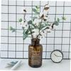 Cabilock Artificial Cotton Flower with Eucalyptus Leaves for Table Decor view 3
