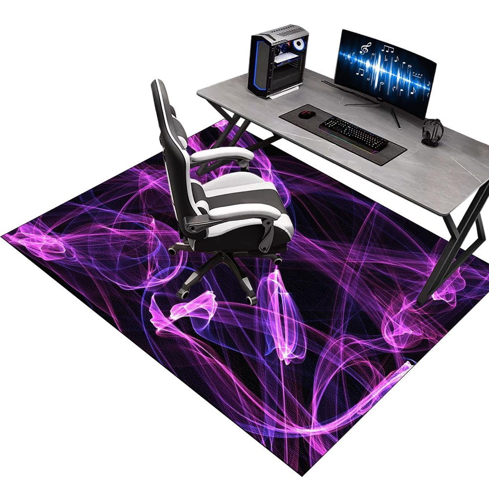 Gaming Chair Mat, Non-Slip Floor Protector for Hardwood and Laminate, 140 x 160 cm