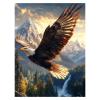Paint by Numbers for Adults, Eagle and Snow Mountain, 60 x 80 cm view 1
