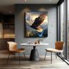 Paint by Numbers for Adults, Eagle and Snow Mountain, 60 x 80 cm view 2