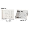KLWQR Modern Pegboard-Style Radiator Cover with Double Doors, Shelf and Pegboard Panels, 50 x 70 x 20 cm (20 x 28 x 8 in) view 2