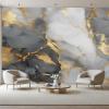 Non-Woven Photo Wallpaper, Luxurious Gilded Marble Gray, 450 x 315 cm view 1