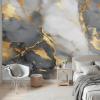 Non-Woven Photo Wallpaper, Luxurious Gilded Marble Gray, 450 x 315 cm view 4