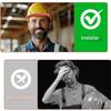 Huxibai Washable Hard Hat Sweatbands, 6-Pack view 4