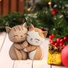 Cat Desk Sign – 2D Pair of Cats Wooden Decor view 4