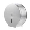 Cabilock Round Stainless Steel Toilet Paper Holder with Shelf, Easy to Install, Modern Design for Bathrooms and Hotel Rooms view 1