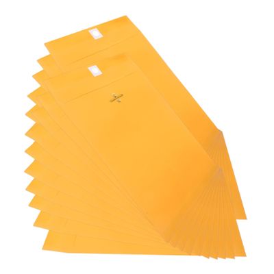 Gogogmee 50 Kraft Paper Envelopes, Vintage Style, Smooth Surface