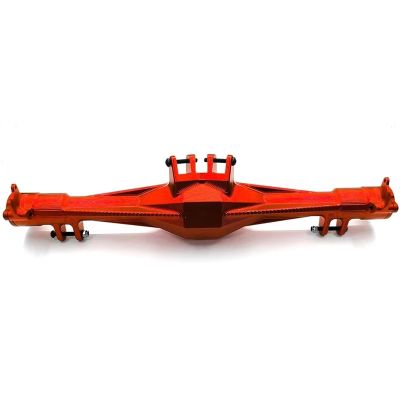 XAQRYQO CNC 7075 Aluminum Rear Axle Housing for Losi Super Baja Rey 2.0 1/6 RC Car, Red