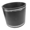 Fzaqwen Flexible Rubber Sleeve Coupling, 100 x 110 x 70 mm view 1