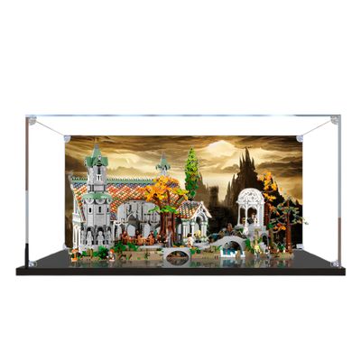 Acrylic Dustproof Display Case for Rivendell Castle Model