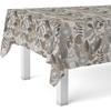 ECOMMERC3 Washable Rectangular Oilcloth Tablecloth 240 x 140 cm, Mandarin Brown view 1