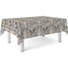 ECOMMERC3 Washable Rectangular Oilcloth Tablecloth 240 x 140 cm, Mandarin Brown view 3