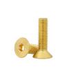 YAKUFAST DIN7991 Brass Flat-Head Screws M2–M10, Pure Brass Hex Socket Countersunk Screws (35 mm, M6, 5 pcs) view 3