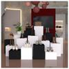 Square Display Pedestal Stand for Clothing Stores, Bridal Shops, Bags and Shoes view 4