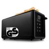 MEDION 4-Slice Toaster with Bun Warming Rack, Black view 1