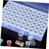60-Compartment PP Bead Organizer, Transparent Divided Storage Box view 3