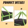 MotiveTech Insulated Pizza Carrying Bag, Large Capacity, Lightweight, Reinforced Handle, 60 x 60 x 35 cm view 3
