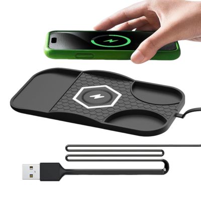 Wireless Car Phone Charger with Non-Slip Silicone