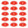 Stickers: 30 mm, 15 pcs., red, multi-year inspection label, 2025–2030 view 2