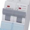 Fafeicy Manual Transfer Switch 2P 63A DIN Rail Mount for Generator Backup Power with 3-Color Indicator and Overload Protection view 3