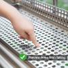 304 Stainless Steel Round-Hole Metal Mesh, 60 × 300 cm view 3