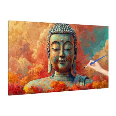 Zen Abstract Paint by Numbers Kit, 90 x 40 cm, B-47