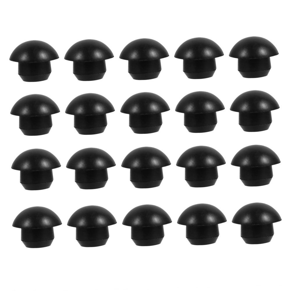 20 Black Rubber Hydraulic Jack Filler Plugs